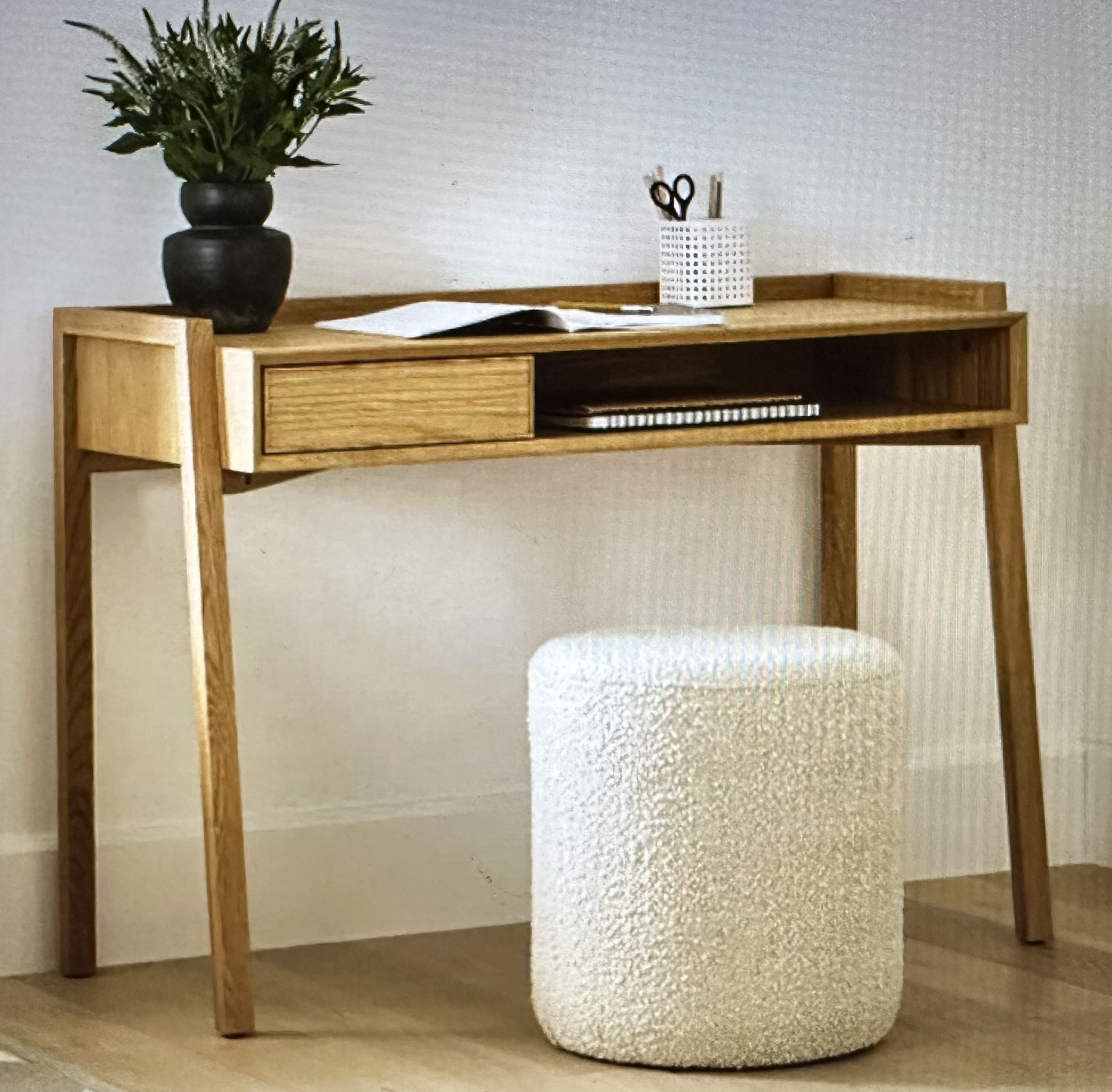 🪑New ARTICLE Fantol Natural OAK DESK - SALE ~30% Off