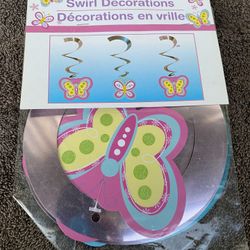 Butterfly Swirls 3 Pcs 