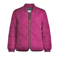 NWT Lands’ End Women’s ThermoPlume Down-Alternative Jacket, Rubellite, Petite Small (fits like Medium)