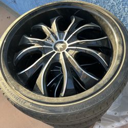 Tires And Rims For Sale.  Don’t Need Them 