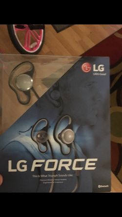 Lg force Bluetooth headset