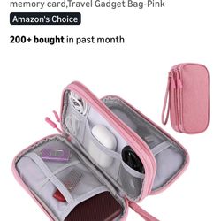 🎀 (5) JIAKAI Travel Cable Organizer Bags – Pink Electronics Accessory Cases (Bundle of 5!) ✨ 🆕 Brand New – Never Used  💰 Price: $20 for all 5 💲 MS