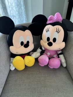 Mickey And Minnie Mouse Big Plush