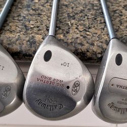 Callaway Big Bertha Golf Driver 9 10 11 Graphite and metal shaft right Handed in good pre-owned condition with some wear and marks as pictured. 