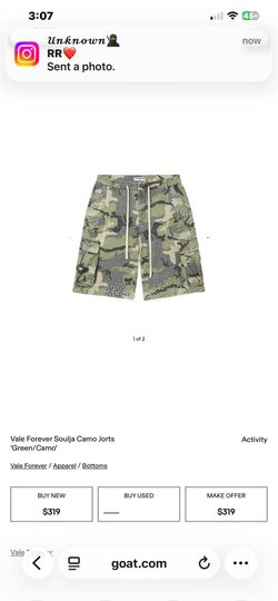 Vale Camo jorts