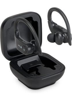 Live Electronics Truly Wire-Free Earbuds, Sweat Resistant, Includes 3 Set of Ear Tips, Black (IAEBT270B)
