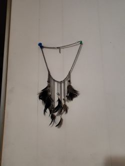 Necklace With Feathers