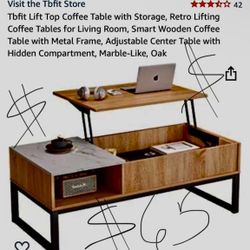 Smart Wooden Coffee Table 