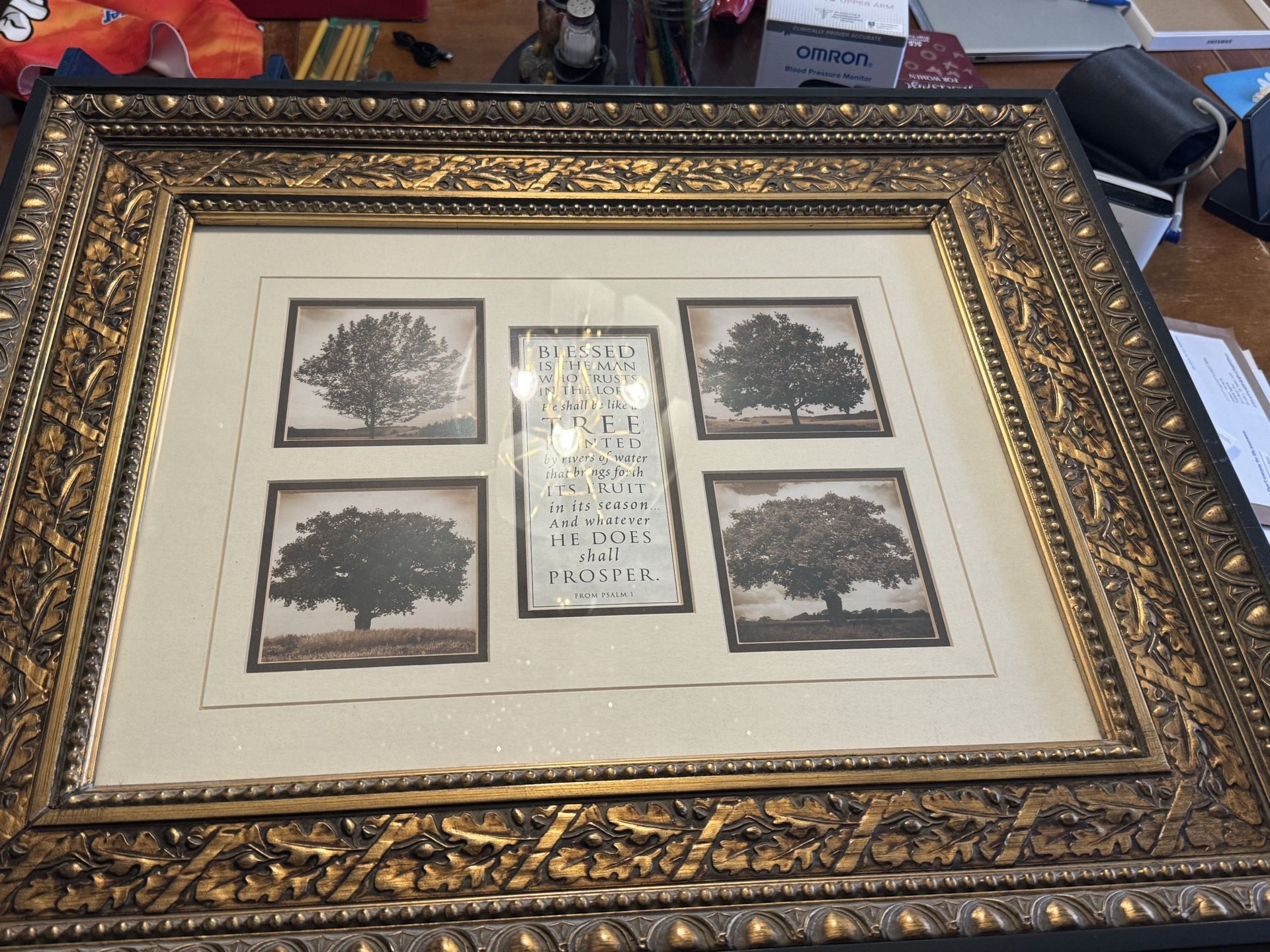 Beautiful Vintage Christian Picture Frame