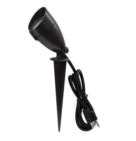 Soft White Line Voltage LED Spike Light with Adjustable lamp head Grey $10 Each