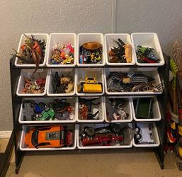 Kids Toy Storage Organizer with Bins
