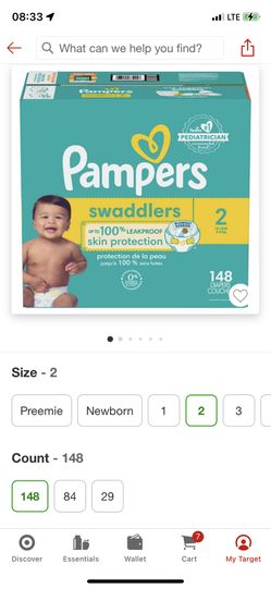 Pampers size 2- Unopened. Brand New.