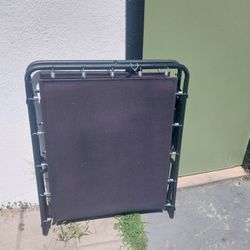 foldable single spring bed frame/ cot bed