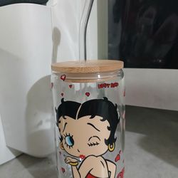 Betty Boop Glass Cup M