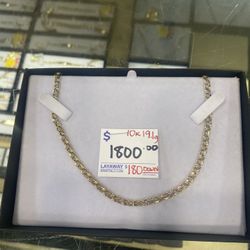 Link Gold 10k Chain
