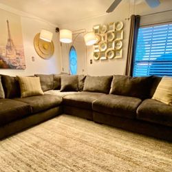 Grey Oversized Sectional- USED