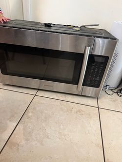 Over the range microwave