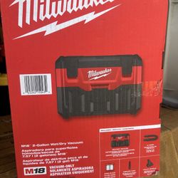 Milwaukee M18 18-Volt 2 Gal. Lithium- Ion Cordless Wet/Dry Vacuum (Vacuum-Only) $110 Firm 