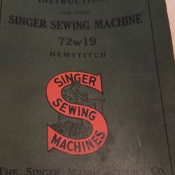 Singer Sewing Machine Manual 