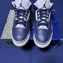 Jordan 3 Retro Georgetown 2021  Size 10.5