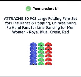 large, colorful folding hand fans designed for dancing and performances.
