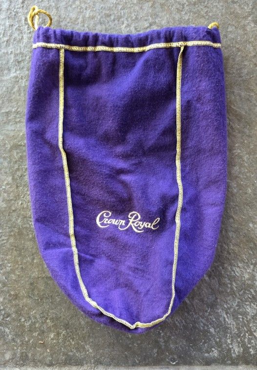 12" Crown Royal Bag