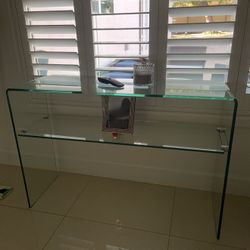 Glass Console Table 