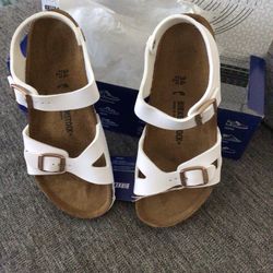 Birkenstock Kids Rio White Size 34
