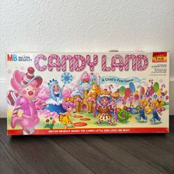 Vintage 1997 Candy Land Board Game Milton Bradley Missing 1 Card And 1 Player