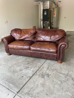 Thomasville Genuine Leather Sofa