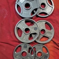 2" HOLE  OLYMPIC PLATES  50LBs TOTAL   4- 10s. 2-5s
11525 S HALSTED DUNKIN DONUTS/7111.S WESTERN WALGREENS 
50$  CASH ONLY AS IS 