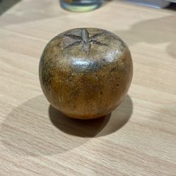 Carved Vintage Wooden Fruit
