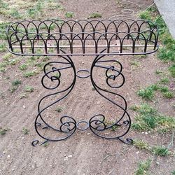 Wrought Iron Plant Stand Vintage