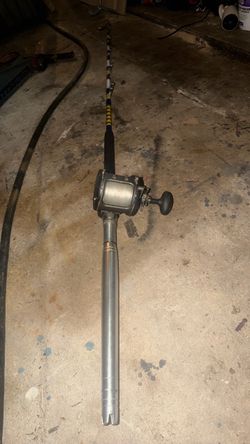2- Finnor ST50 with Aftco Custom Trollling Rods 2 Sets