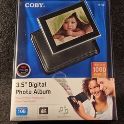 Vintage 2008 Coby 3.5" Digital Photo Album 1GB/1000 Photos DP-350 ⭐️Brand-New!⭐️