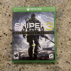 XBOX ONE Game - Sniper 3, Ghost Warrior…