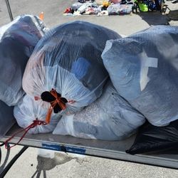 6 Bags Of Brand New Clothes With Tags Over 300pcs