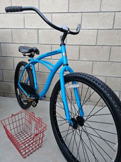 26" Men's Blue Beach Cruiser
