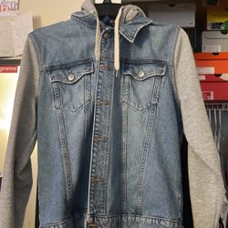 Hoodie Jean Jacket