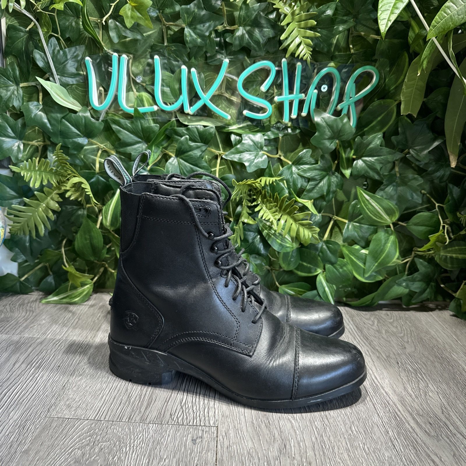 Ariat Women's Heritage IV Lace Paddock Boot Black Size 8.5