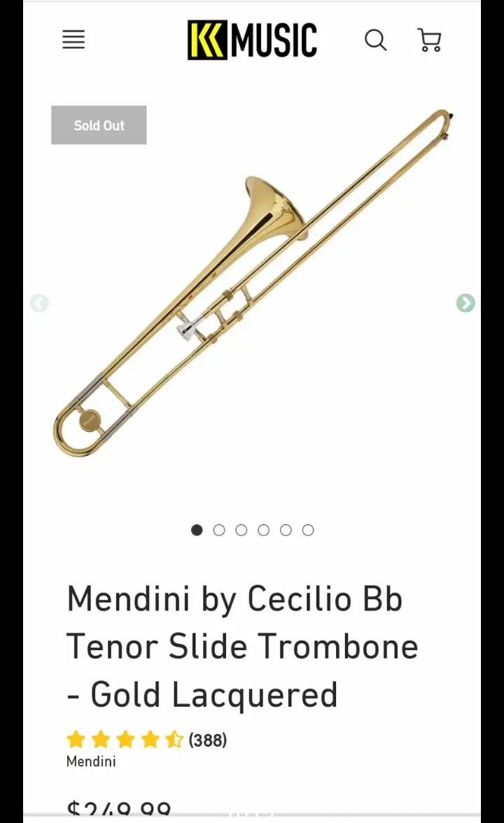 Mendini by Cecilio Trombone ........ CHECK OUT MY PAGE FOR MORE ITEMS