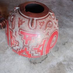 Fine Old Terracotta Pottery Bowl Large