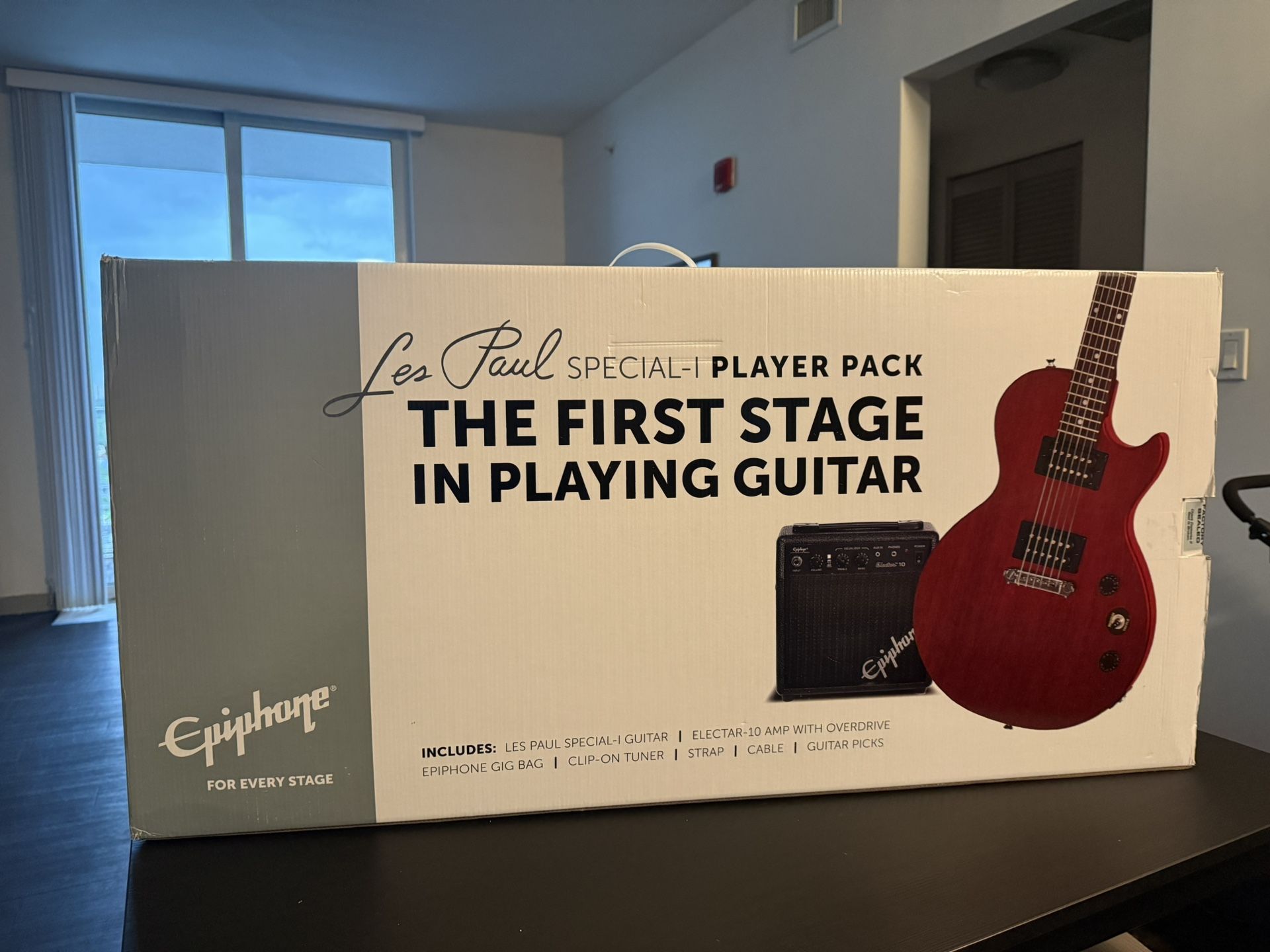 Epiphone Les Paul Special-I Electric Guitar Player Pack Worn Ebony