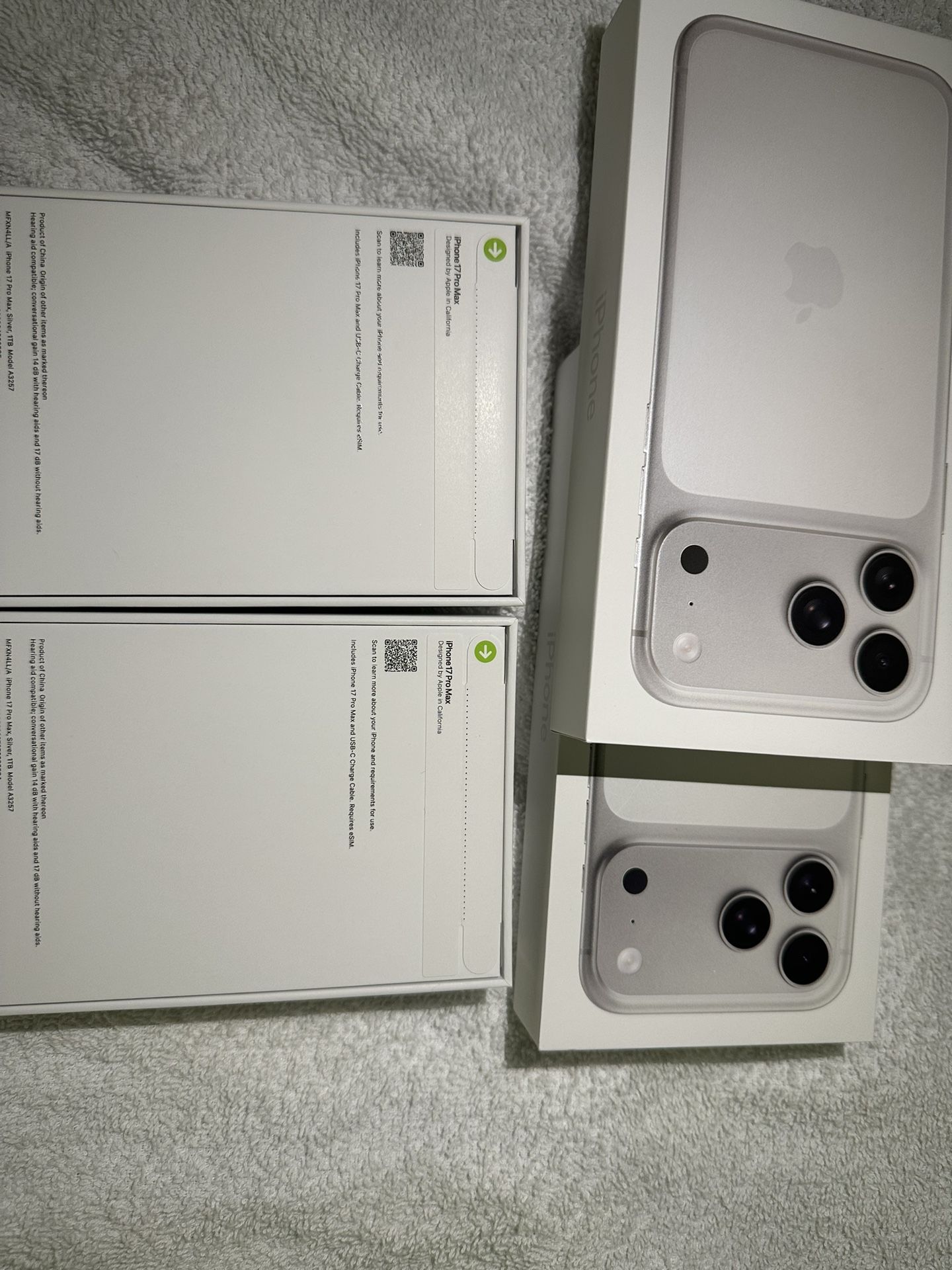 Apple iPhone 17 Pro Max 1TB Silver Unlocked With Receipt I Can Deliver