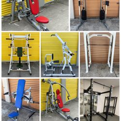 Gym Equipment, Olympic Weight Plate Bench, Chest & Smith Machines, Home Leg Press, Dumbbell Rack Power Squat Curl Extension Bar