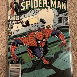 Spectacular Spiderman #114, Marvel Comics 1986