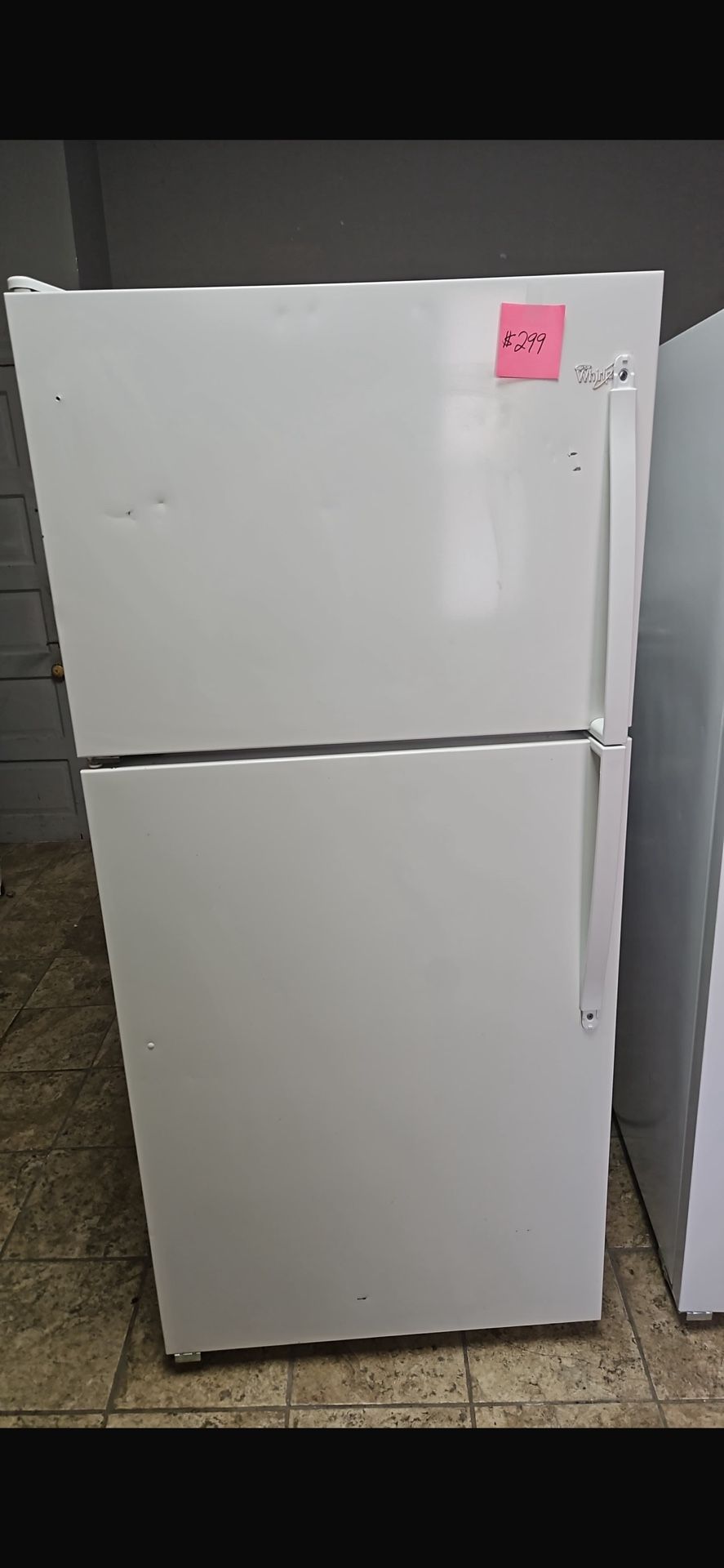 Whirpool 30” Top Freezer/Bottom Refrigerator