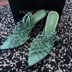 Fashion Nova Knot Your Girlfriend Wrap Up Heels 