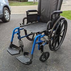 Action Simply Smart Collapsible Wheelchair With Removable Foot Rests