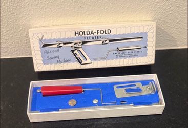 Vintage Hold A Fold Sewing Pleater